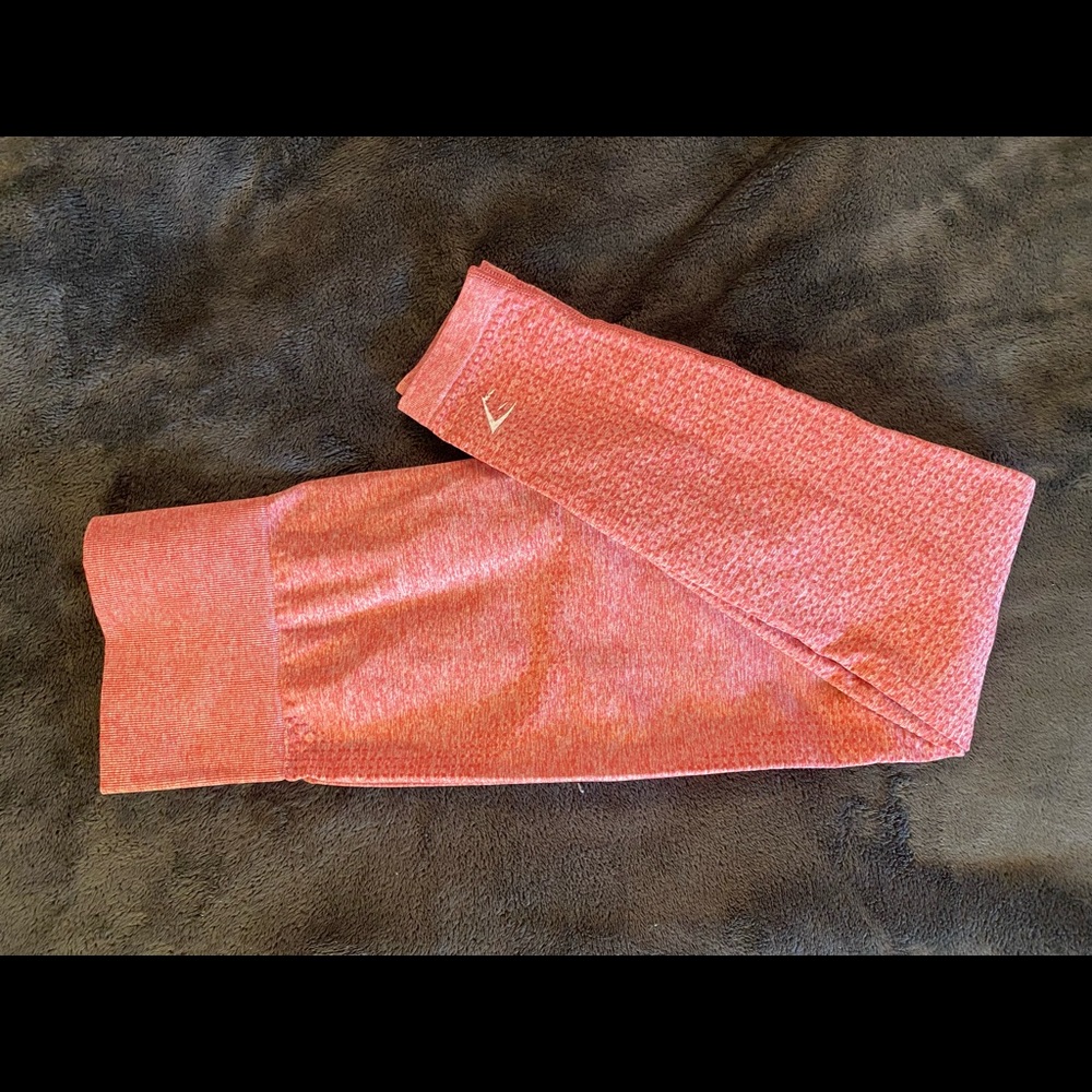 Gymshark vital seamless leggings (x2) pink&green